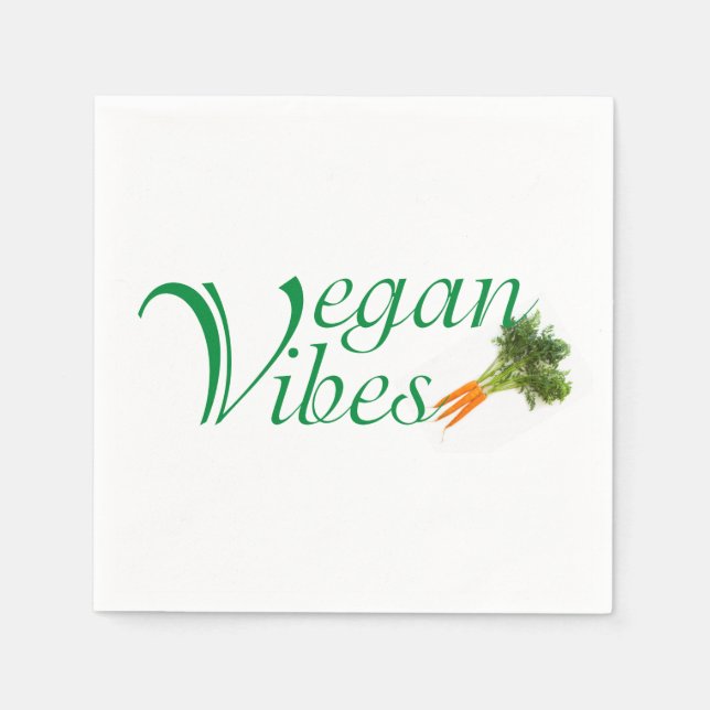 Vegan vibes napkins (Front)