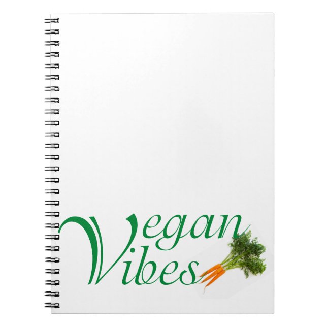 Vegan vibes notebook (Front)