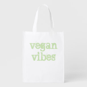 Vegan Vibes Reusable Grocery Bag