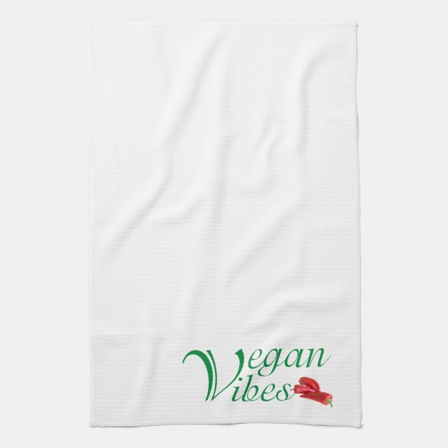 Vegan vibes towel (Vertical)