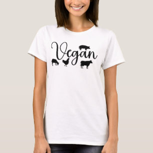 Vegan with animals T-Shirt