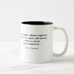 &quot;vegan&quot; Word-cloud Heart &amp; Quote Two-tone Coffee Mug at Zazzle