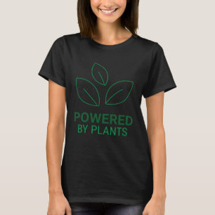 Vegan Workout Powered By Plants Vegetarian T-Shirt