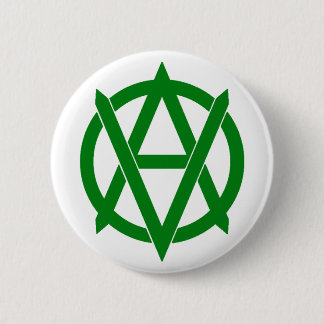 Veganarchism! Pinback Button