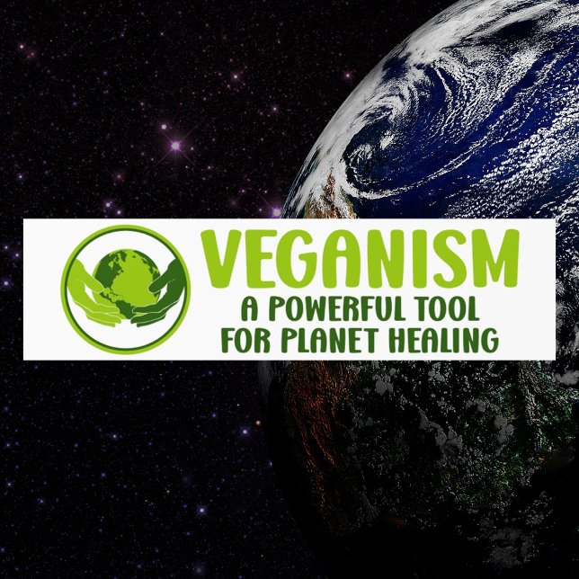 Veganism Bumper Sticker (Creator Uploaded)