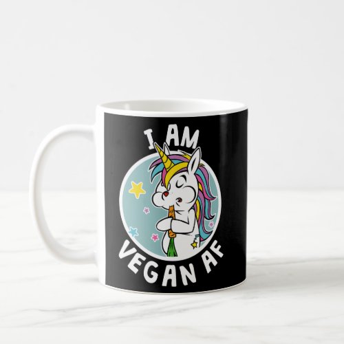 Veganism Humor Plant Fueled Animal Vegan Af Unicor Coffee Mug