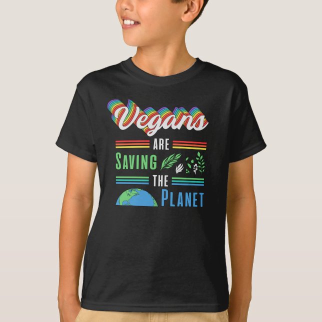 Veganism Veggie Vegetables Vegan Animals Gift Idea T-Shirt (Front)