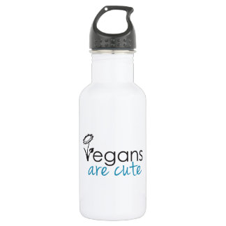 Vegans are Cute - An Advocates Custom Design Water Bottle