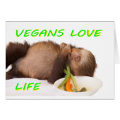vegans love life , slothie (Front Horizontal)