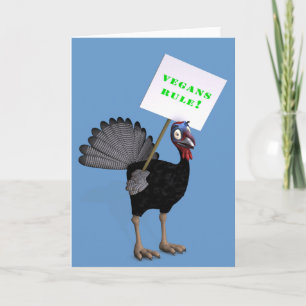 Vegans Rule! Holiday Card