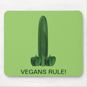 Vegans Rule! Mouse Pad