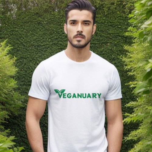 Veganuary Mens T_Shirt