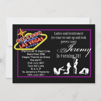 Vegas 21 invitation