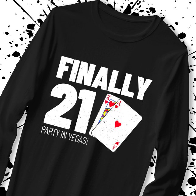 Vegas 21st Birthday - Birthday Party in Las Vegas T-Shirt (Creator Uploaded)