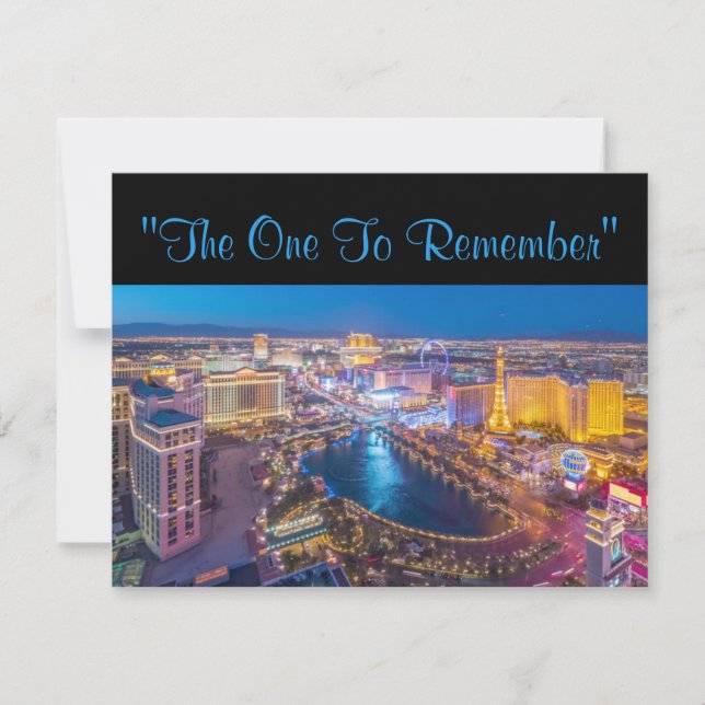 Vegas 40th Birthday Invitation (Front)