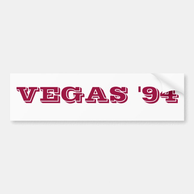 VEGAS '94 BUMPER STICKER (Front)