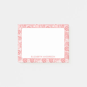Vegas Aesthetic Pink Personalized Casino Post-it Notes