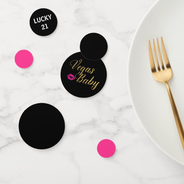 Vegas Baby Confetti Decor (Group)