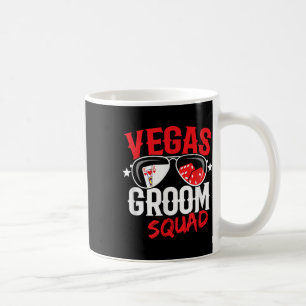 Vegas Bachelor Party - Married In Vegas - Groom Sq Coffee Mug
