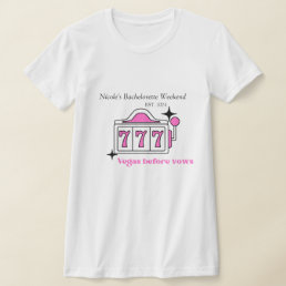 Vegas Bachelorette Party Shirt for Bridesmaids