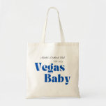 Vegas Bachelorette Tote bag<br><div class="desc">"Vegas Baby" themed tote bags to match with your bachelorette party! These Las Vegas themed,  customizable accessories make for perfect bridesmaid gifts. Change the colors,  bride's name,  some of the fonts,  etc. and make these your own for your bachelorette weekend! Find the matching t-shirts in our Vegas bachelorette collection!</div>