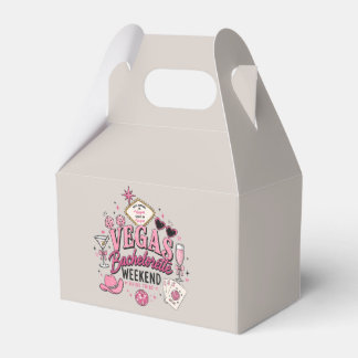 Vegas Bachelorette Weekend Bride Tribe Favor Boxes