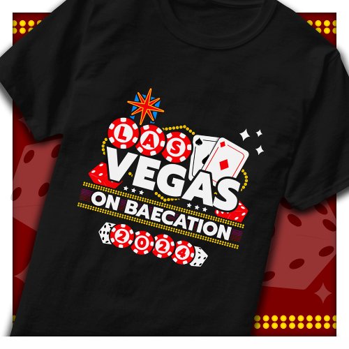 Vegas Baecation Couples Trip Las Vegas 2024 T_Shirt