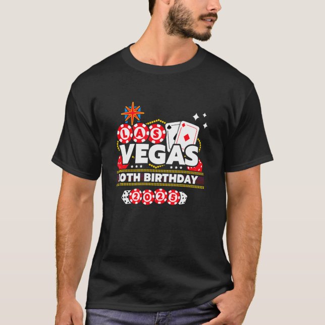 Vegas Birthday Vegas 30th Birthday Vegas Birthday  T-Shirt (Front)