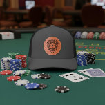 Vegas Boys Trip Roulette Emblem Leather Patch Hat<br><div class="desc">This bold Vegas boys trip design features a clean roulette-wheel emblem perfect for milestone weekends, mates’ getaways, or celebration trips. The simple layout captures classic casino energy, making it ideal for group outfits and memorable photos. Personalise the year or trip text to mark birthdays, reunions, or unforgettable adventures with friends....</div>