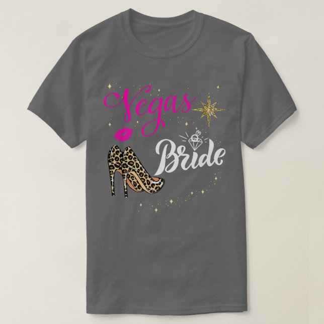 Vegas Bride Squad 2022, Married in Vegas Bachelore T-Shirt (Design Front)