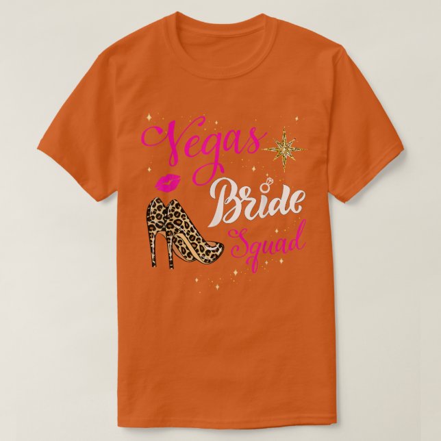 Vegas Bride Squad 2022, Married in Vegas Bachelore T-Shirt (Design Front)