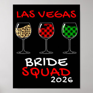 Vegas Bride Squad 2026 Married in Vegas Poster
