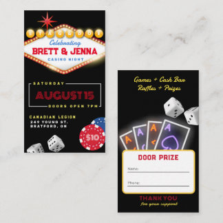Vegas Casino Night Stag & Doe Party Tickets