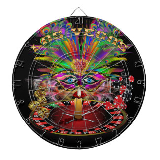 Vegas Casino Queen Dartboard With Darts