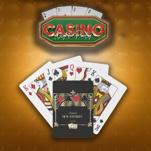 Las Vegas Style Casino Played Cards - Assorted Colors and Styles (1 Pack)