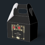 Vegas Casino Royale Great Gatsby 40th Birthday  Favor Boxes<br><div class="desc">ANY AGE! Royal, Vintage card design Great Gatsby and Casino themed. It features a Great Gatsby, Roaring 1920's old Hollywood Art Deco style shape, royal faux gold freer-de-lis, vintage fonts, a pair of dice, as well, playing cards suits with a golden edges. Use Personalize tool to add your information. For...</div>