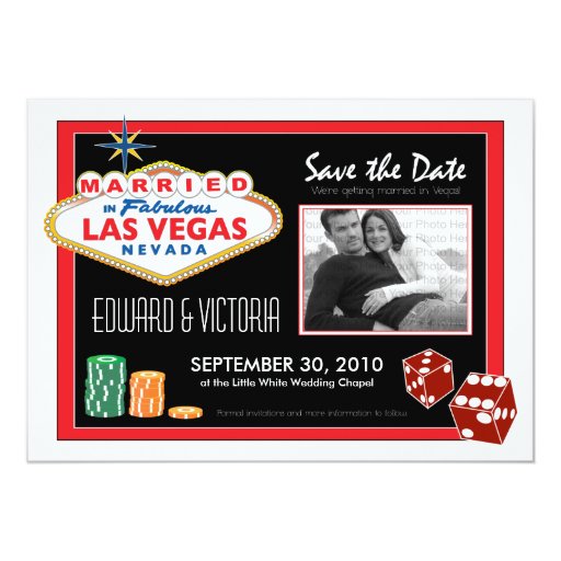 Las Vegas Save The Date Invitations 3