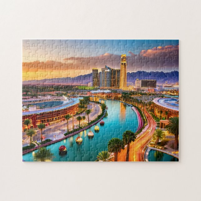 Vegas Easy Brain Art Puzzle Photo Puzzles Internet (Horizontal)