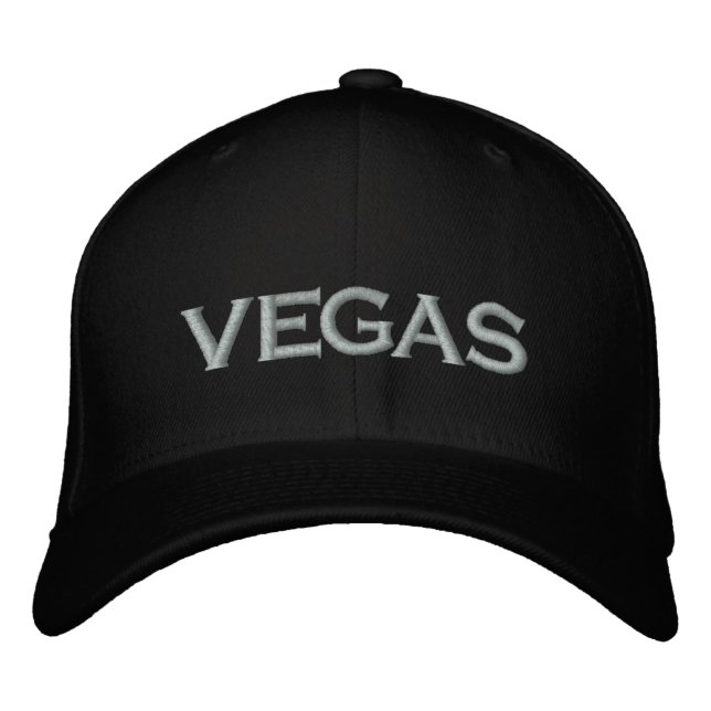 VEGAS EMBROIDERED BASEBALL HAT (Front)