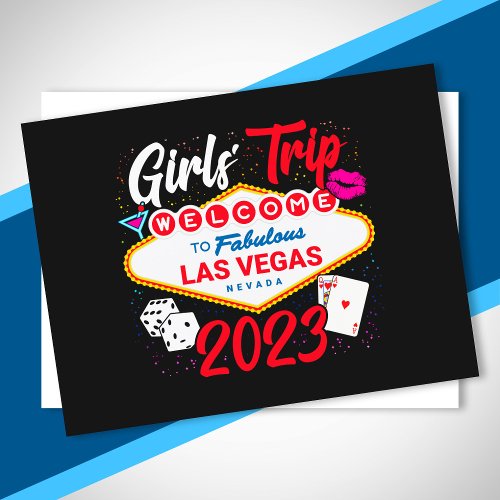 Vegas Girls Trip Party _ Las Vegas Girls Trip 2023 Postcard