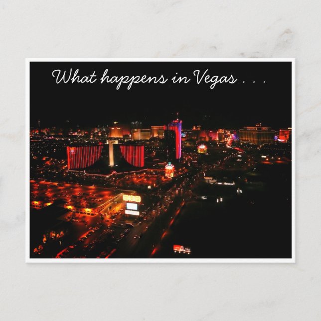 vegas happens postcard (Front)