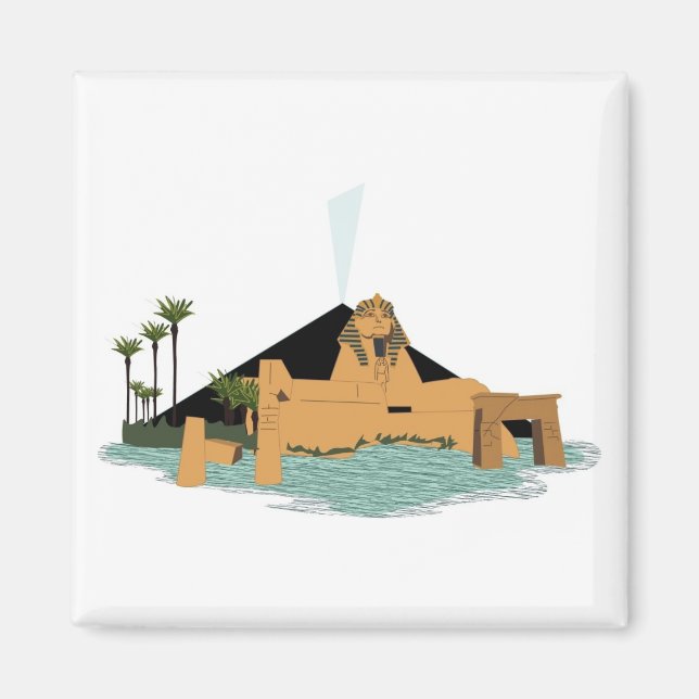 Vegas Hotel Destinations Magnet (Front)