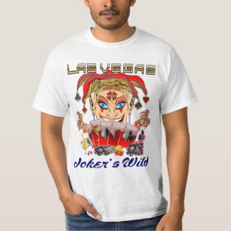 Vegas Joker's Wild View Large Image below T-Shirt