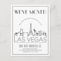 Vegas Modern Deco | Change of Address Announceme