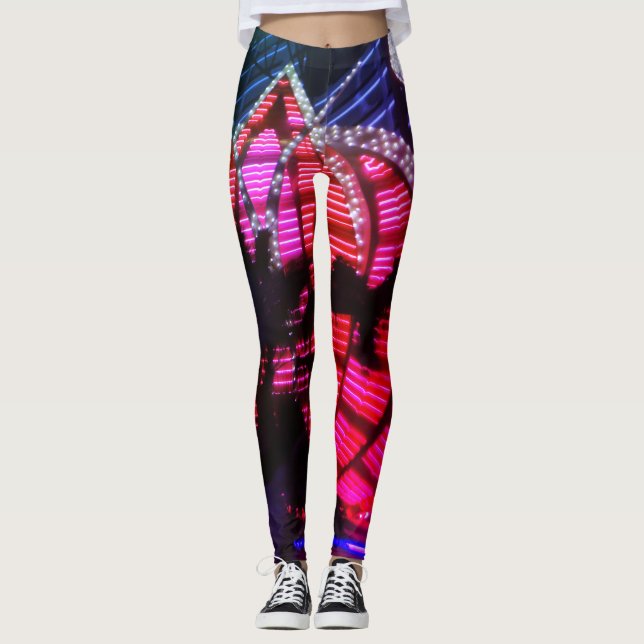 Vegas night lights leggings (Front)