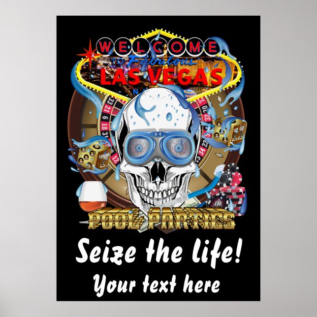 Vegas Pool Party All Styles View Hints Below Poster (Front)