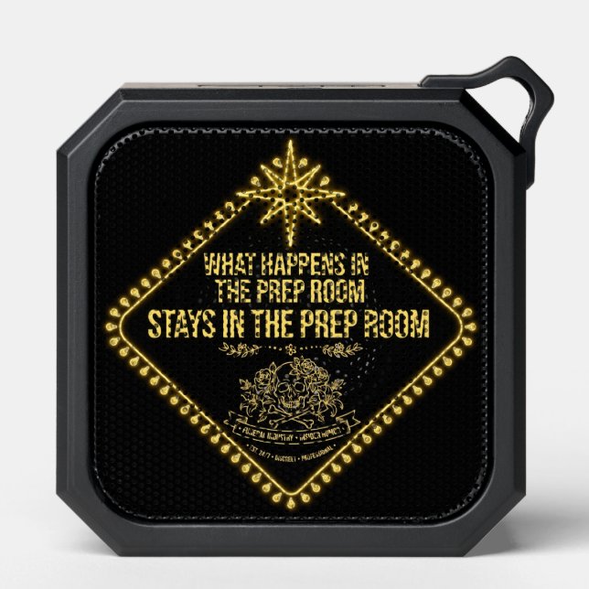 Vegas Prep Room Funny Bluetooth Speaker (Front)