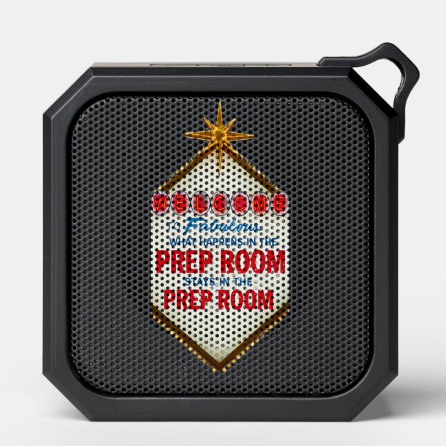 Vegas Prep Room Funny Bluetooth Speaker (Front)