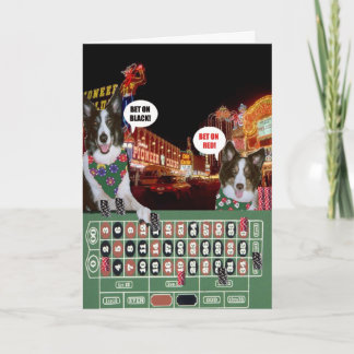Vegas Pups Letterpress Thank You Card
