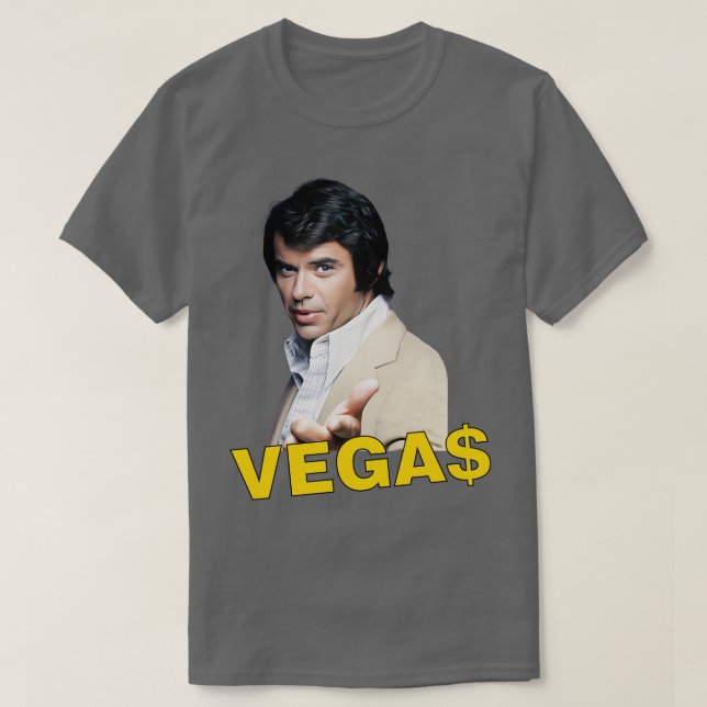 Vegas Robert Urich 70s Cop Show TShirt (Design Front)